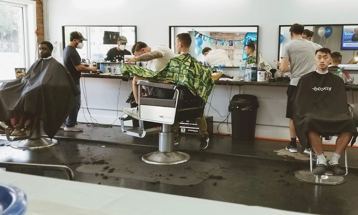 Inside Exclusive Barbers Tampa